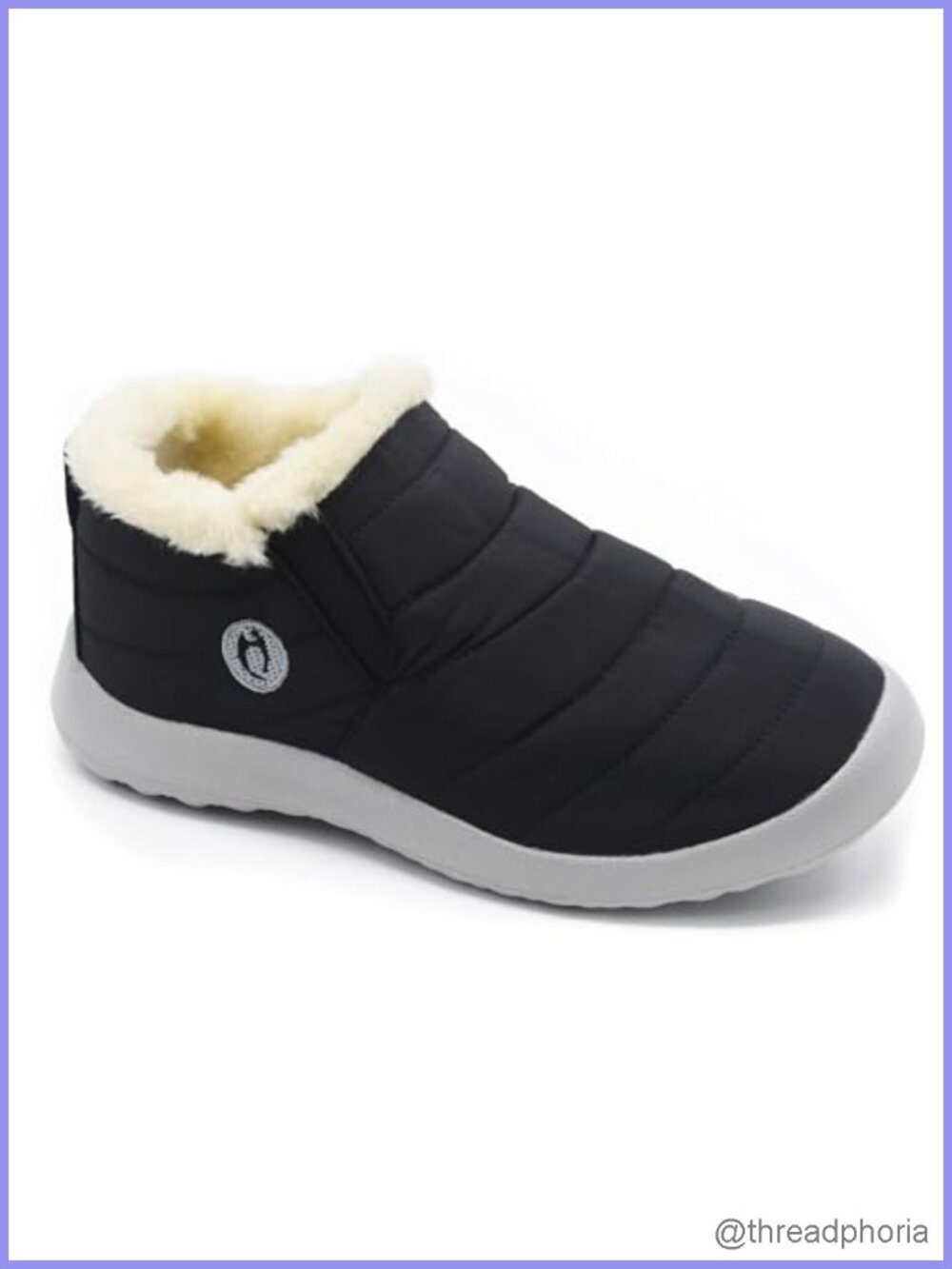Waterproof Lightweight Comfortable Plush Ankle Winter Boots